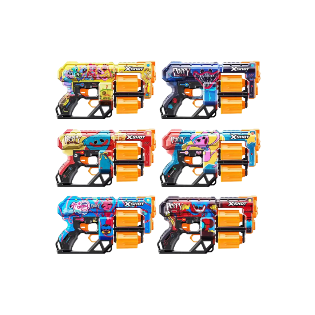 X-Shot Skins Dread (12 Darts) Poppy Playtime S1