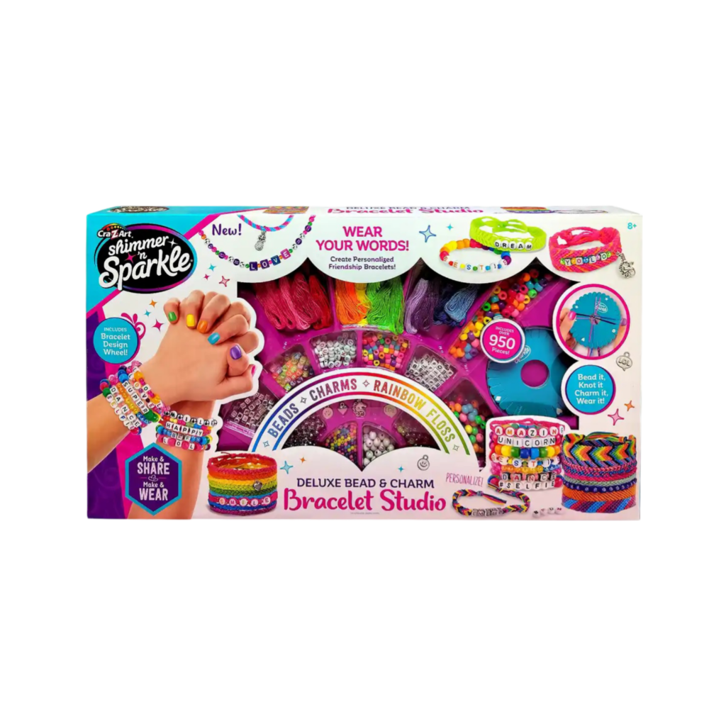Cra-Z-Art Shimmer N Sparkle Deluxe Bead & Charm Bracelet Studio