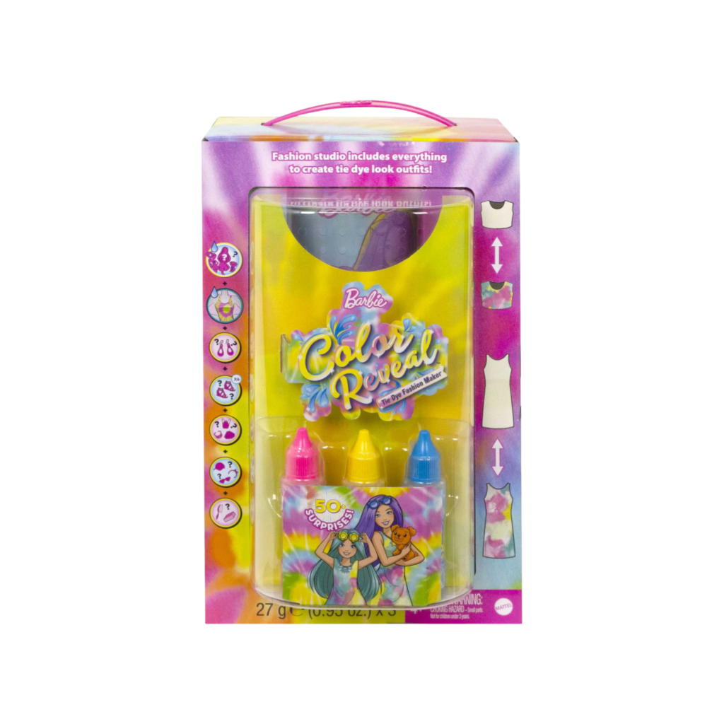 Mattel Barbie Color Reveal Barbie Tie-Dye Fashion Maker Giftset