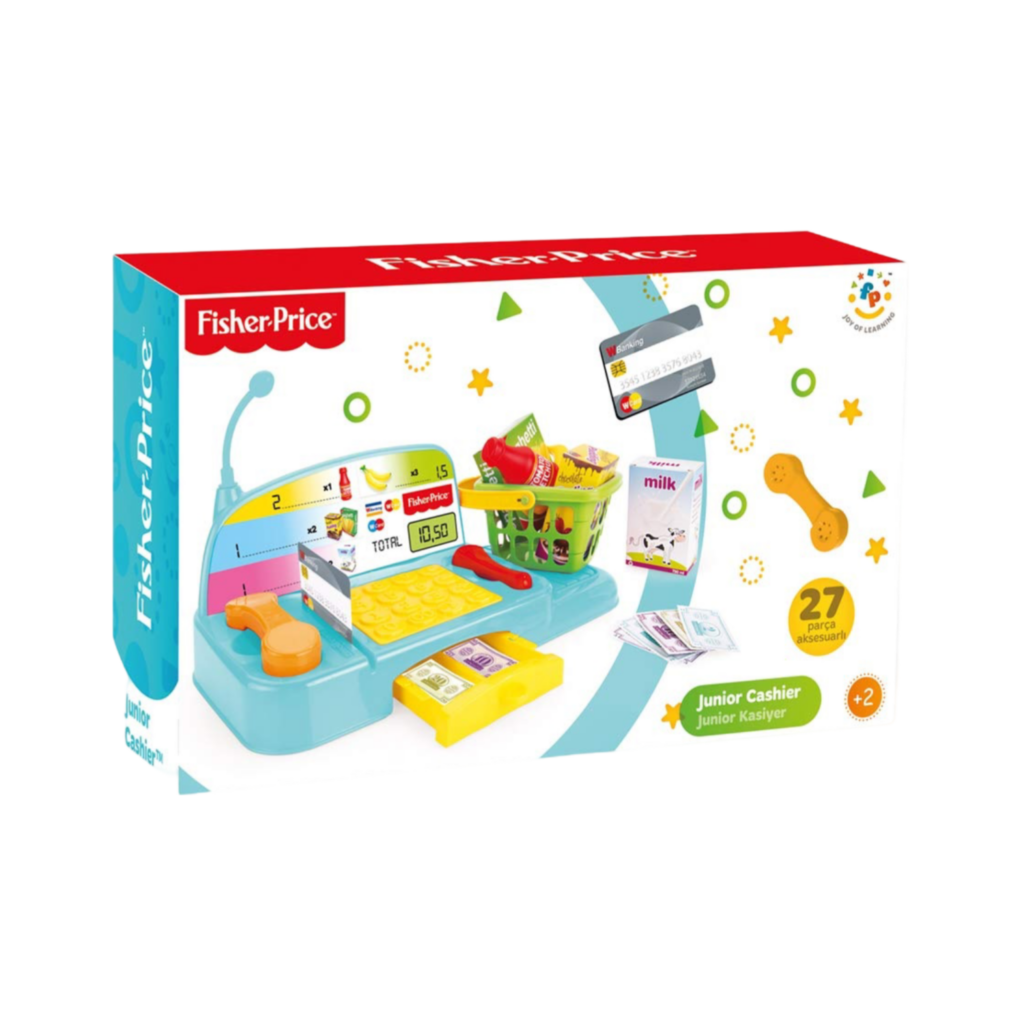 Mattel Dolu Fisher Price Junior Cashier