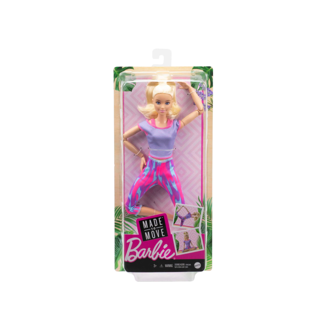 Mattel Barbie Made To Move Doll- Blonde