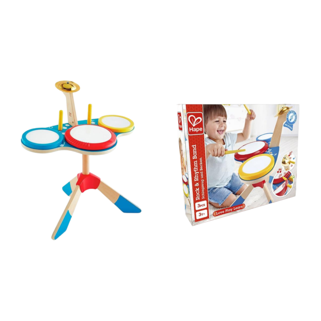 Hape Drum And Cymbal Set