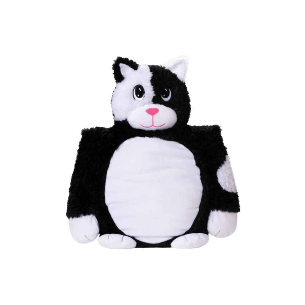 Little Big Hugs Large Black & White Cat