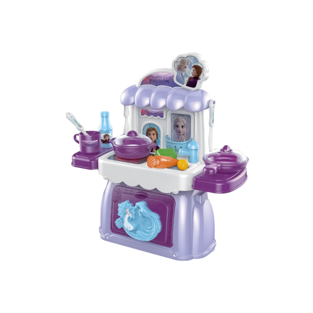 Disney Frozen Kitchen Table Set 2-In-1 Lights And Sounds