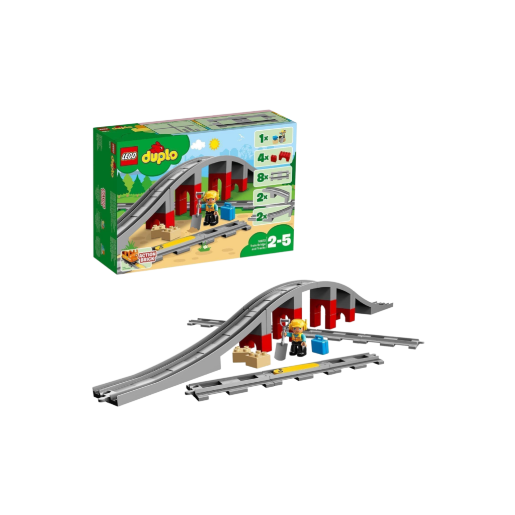 Lego  Duplo 10872 Train Bridge And Tracks
