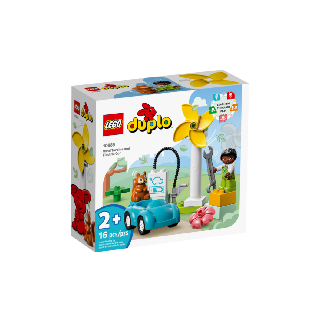 Lego  Duplo 10985 Wind Turbine And Electric Car