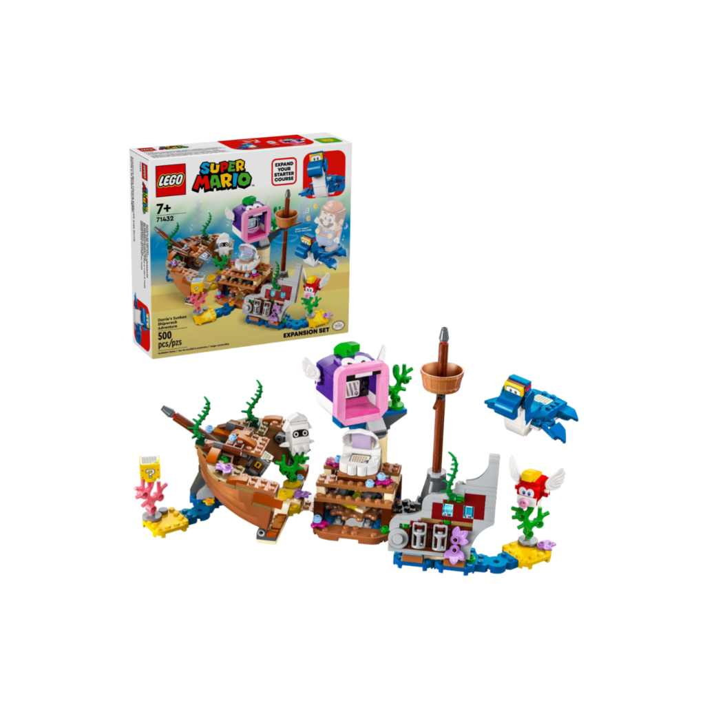 Lego  Super Mario 71432 Dorrie'S Sunken Shipwreck Adventure Expansion Set