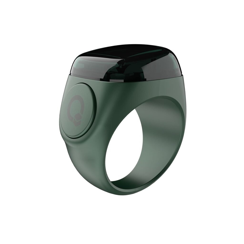 Iqibla Noor Ring 20Mm Green