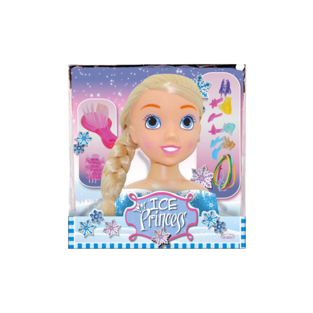 Bambolina Molly Ice Princess Styling Head With Hair Accessories (No Cosmetic)
