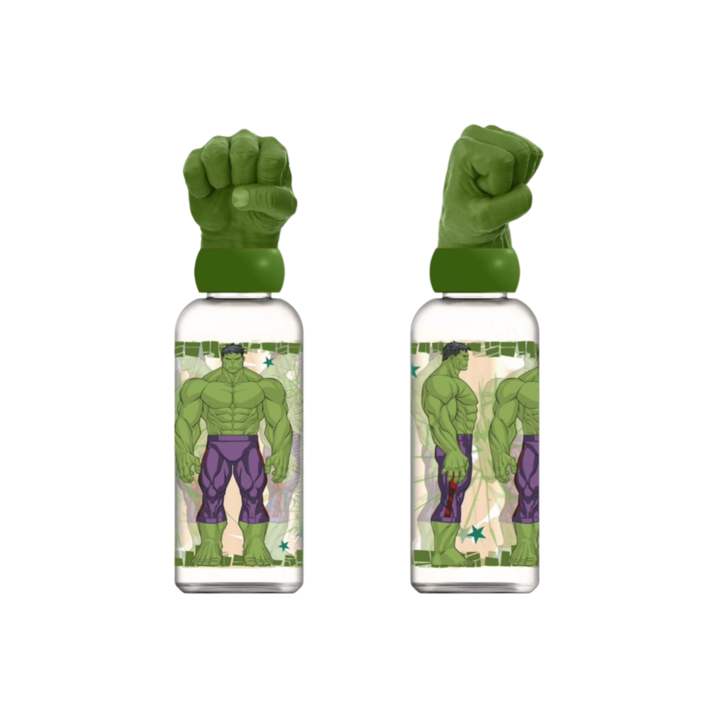 Stor 3D Figurine Bottle Avengers Invincible Force Hulk 560 Ml