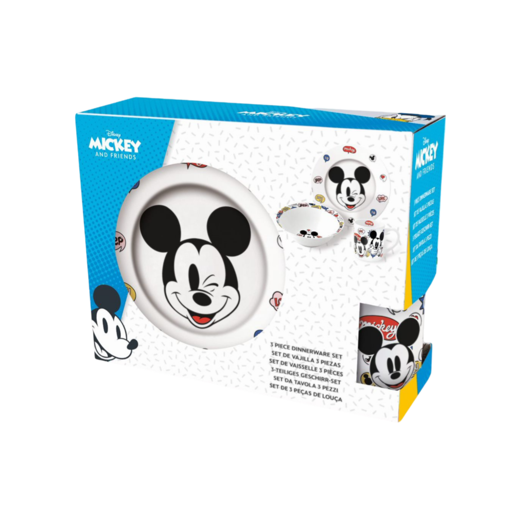 Stor 3 Pcs Ceramic Snack Set Mickey It'S A Mickey Thing