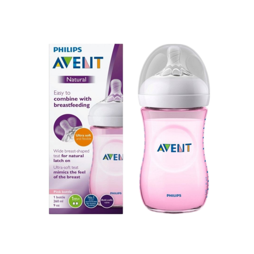 Philips Avent Natural 2.0 Feeding Bottle 260Ml X1 Pink
