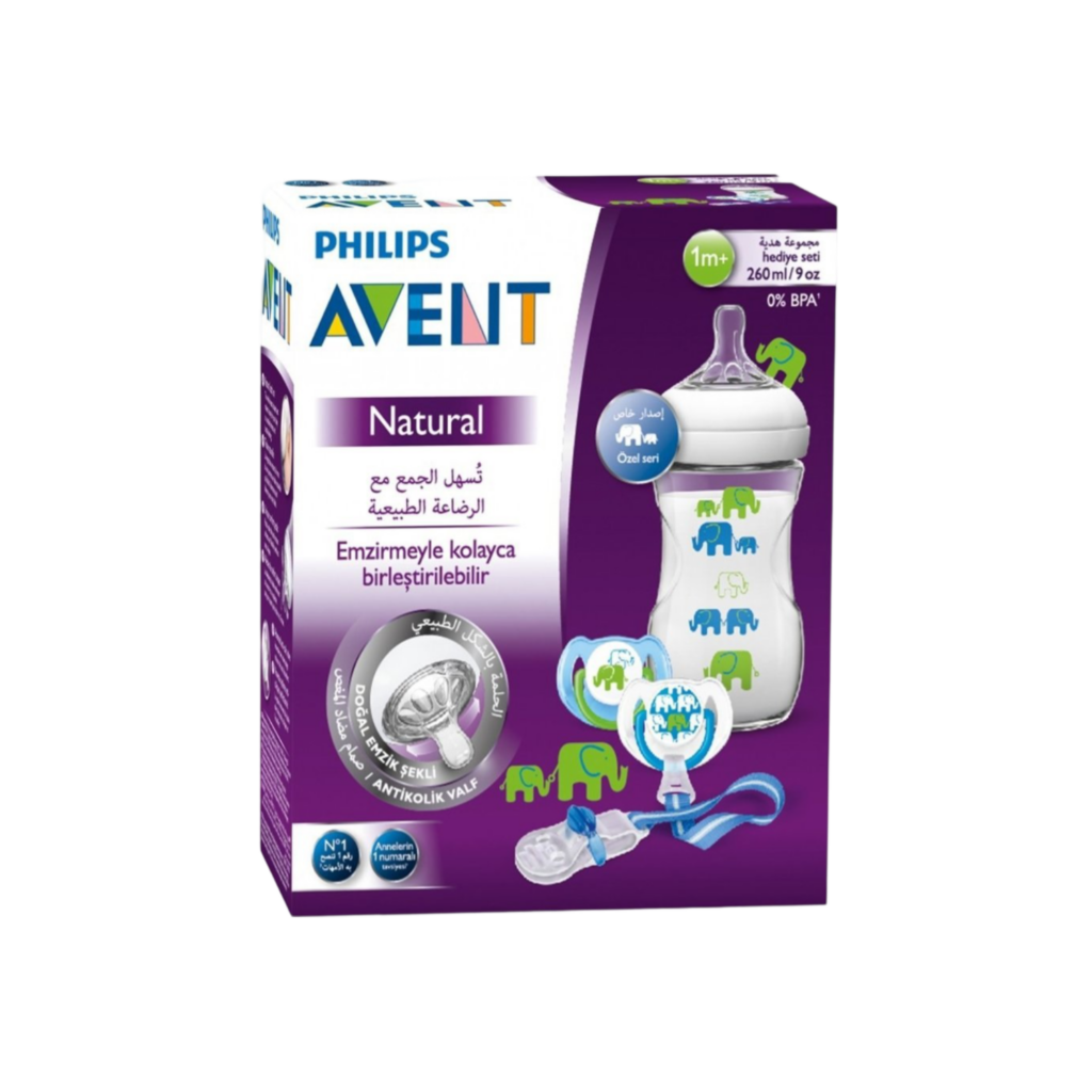 Philips Avent Natural Feeding Bottle Green Set