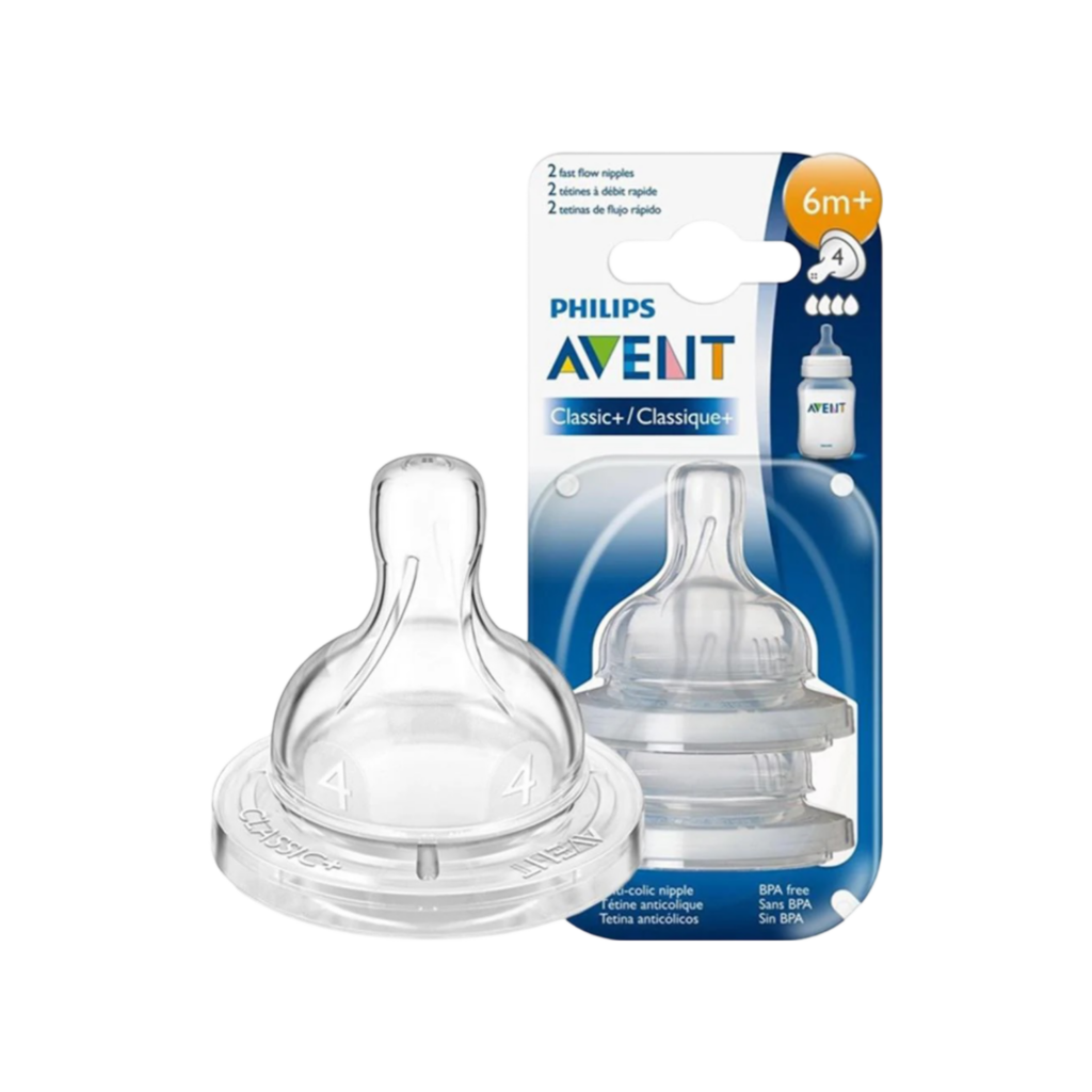 Philips Avent Classic/Classic Plus Teats 4 Hole X2