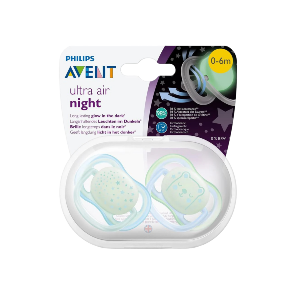 Philips Avent Soother Sil Ultra Air 0-6 Months Nt Boy X2