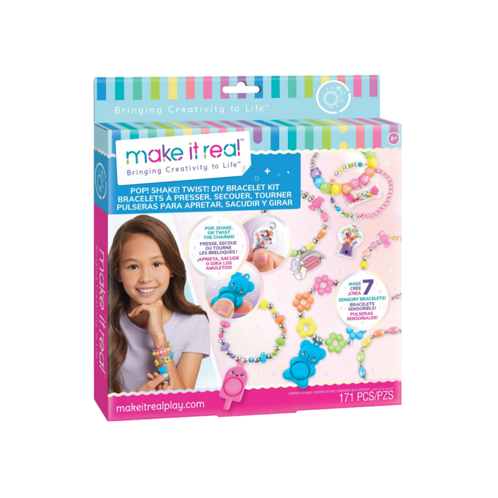 Zuru Make It Real Pop! Shake! Twist! Diy Bracelet Kit