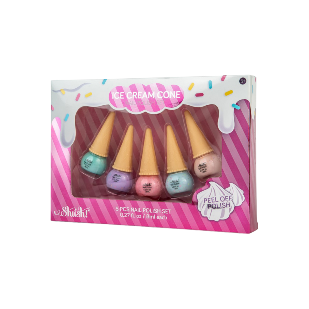Hot Focus Shush 5 Pcs Ice Cream Water Nail Polish