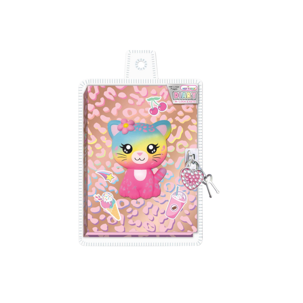 Hot Focus Diary With Lock & Keys