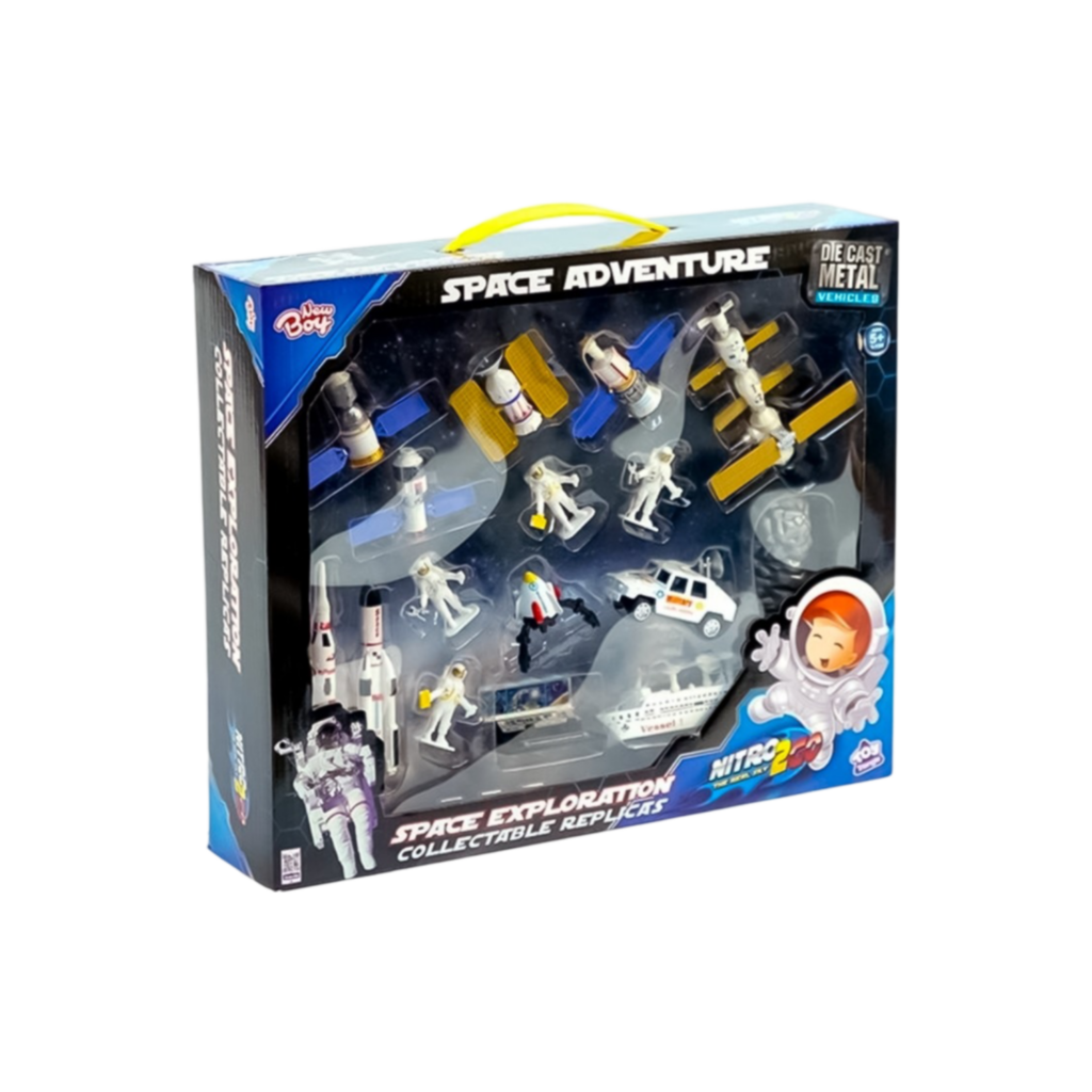 Nitro2Go Die-Cast Metal Space Adventure (17Pcs)