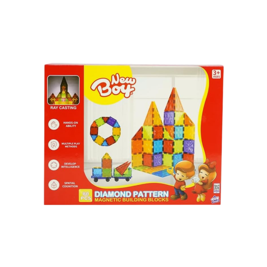 New Boy Magntic Building Block (80Pcs)