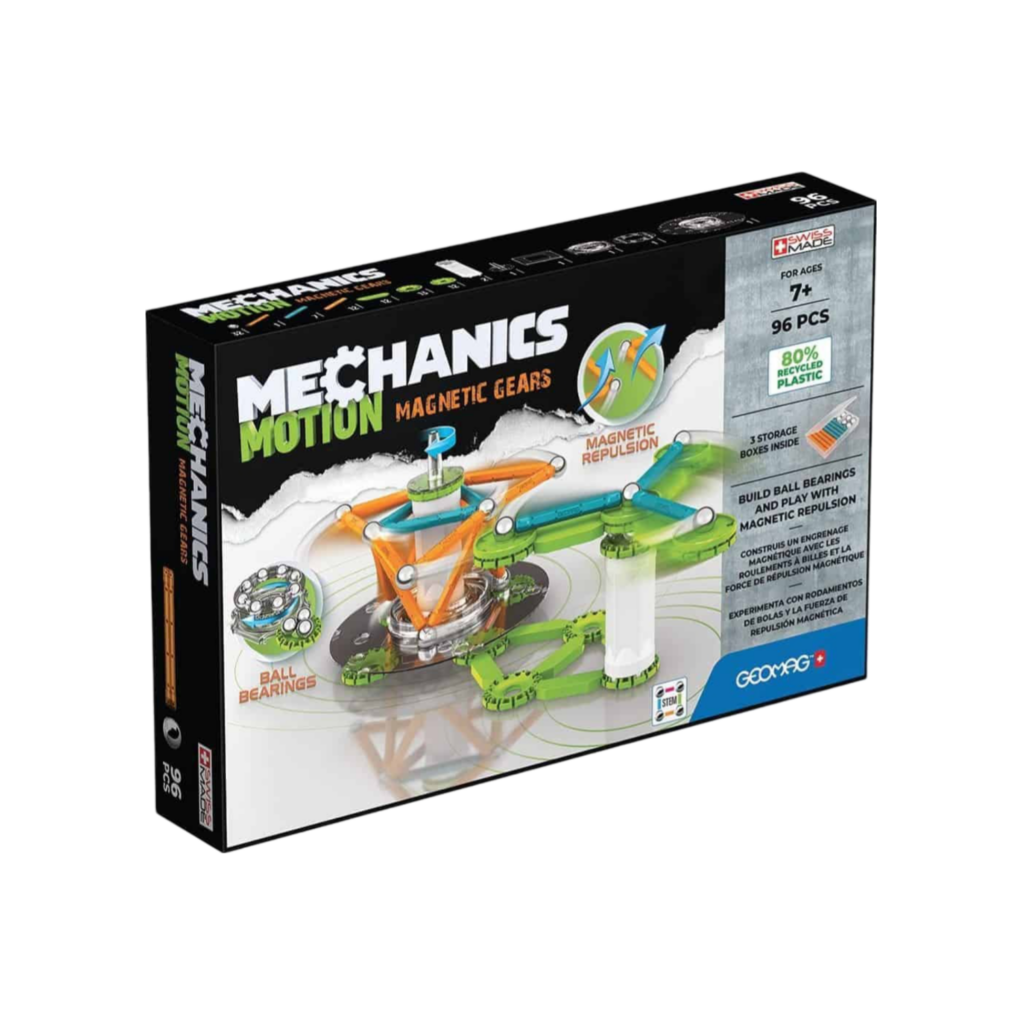 Geomag Mechanics Motion Recycled 2Magnetic Gears 96 Pcs