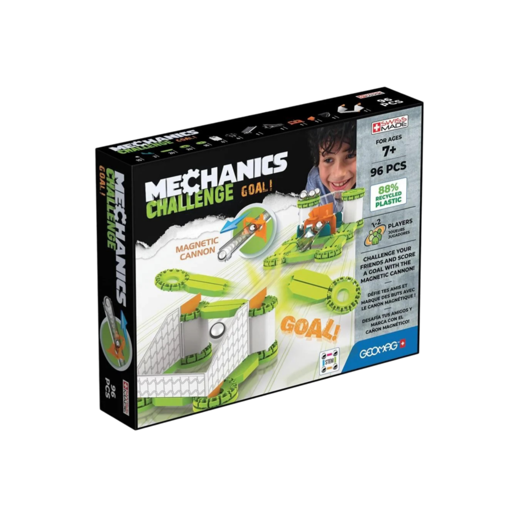 Geomag Mechanics Recycled Challenge Goal! 96 Pcs