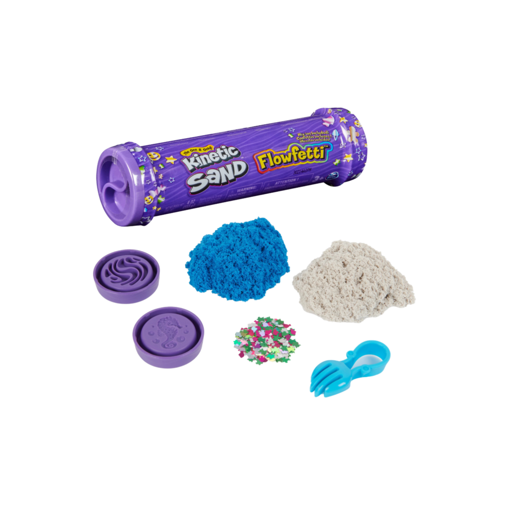 Kinetic Sand Flowfetti Tube
