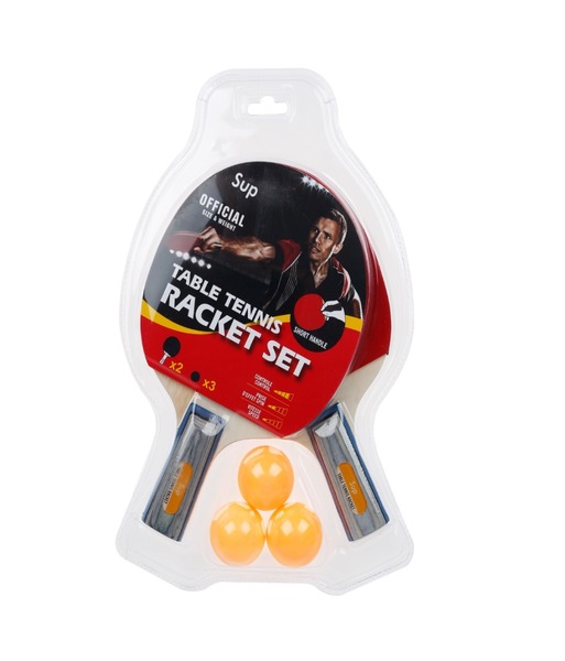 Supreme Sports Racket Set 2 Pcs Short Handle Racket With 3 Balls