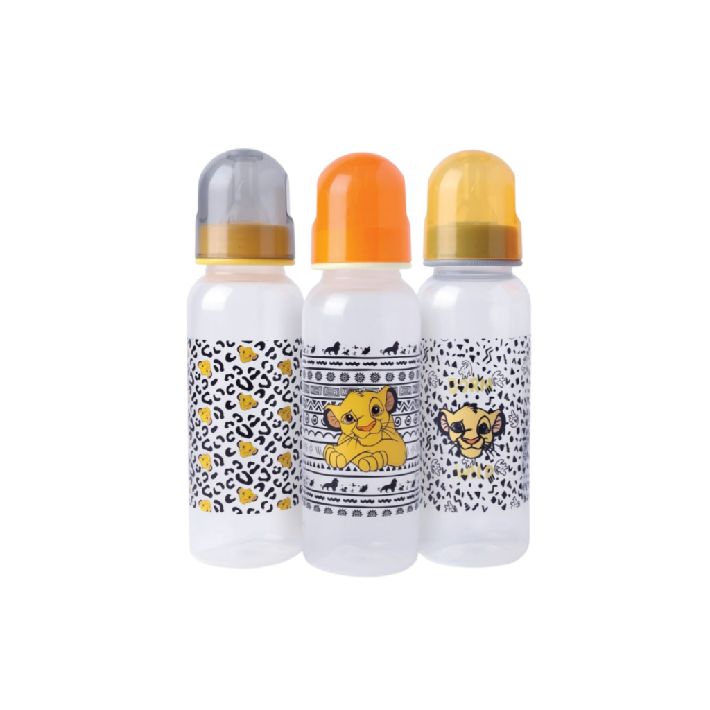 Disney - Bpa Free Baby Feeding Bottle 9Oz, 0+ Months, Pack Of 3, 250Ml - Lion King