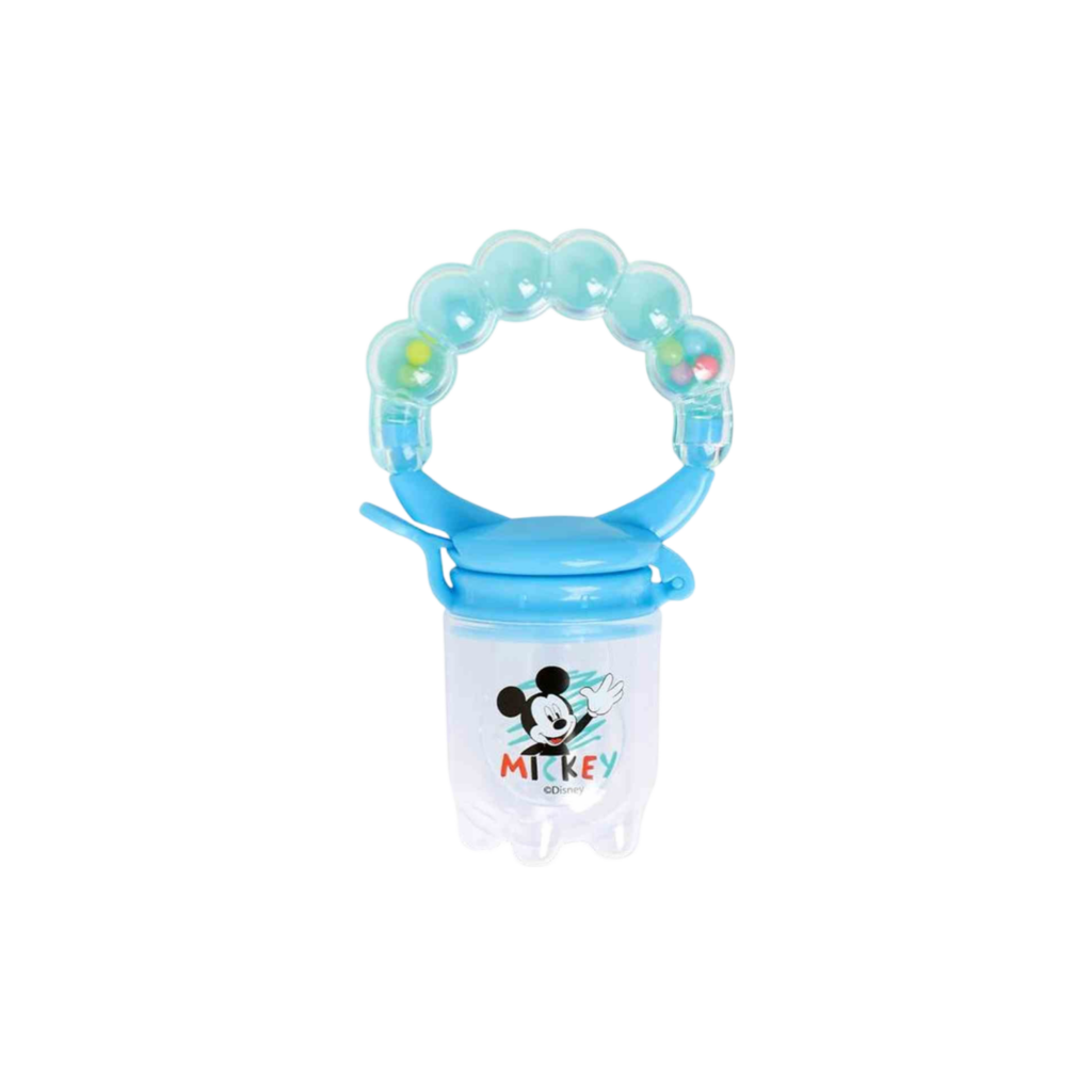 Disney Baby Rattle Toy Silicone Fresh Fruit Food Feeder Teething Pacifier