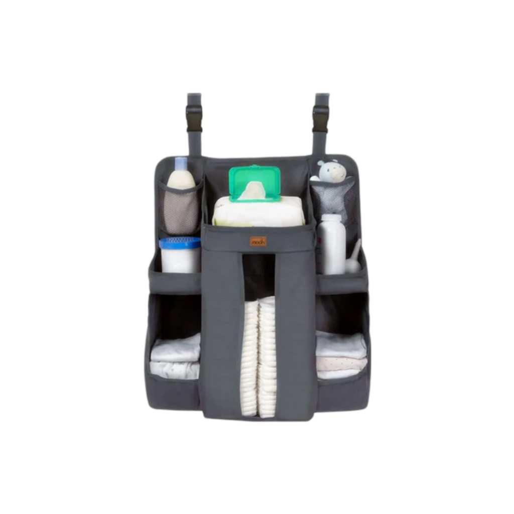 Moon Juvenile Baby Crib Orgnizer- Dark Grey