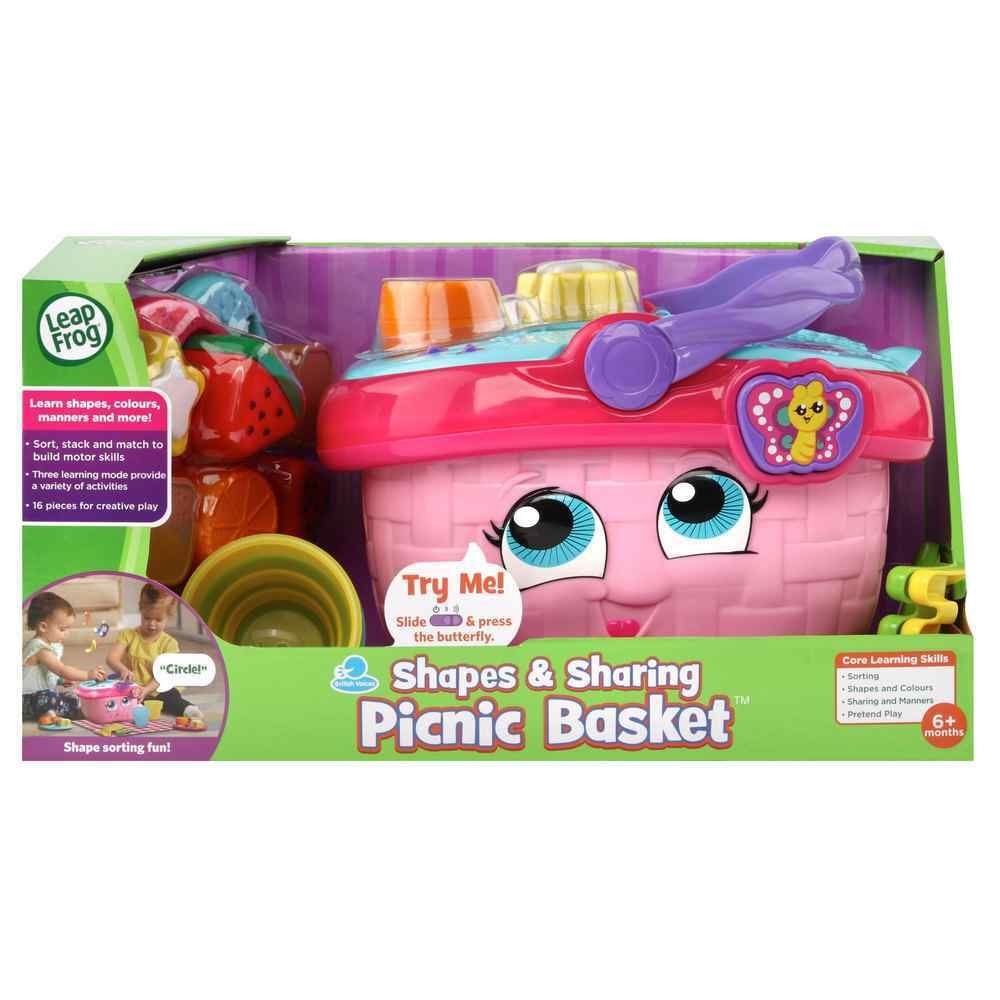 Leap Frog Shapes And Sharing Picnic Basket