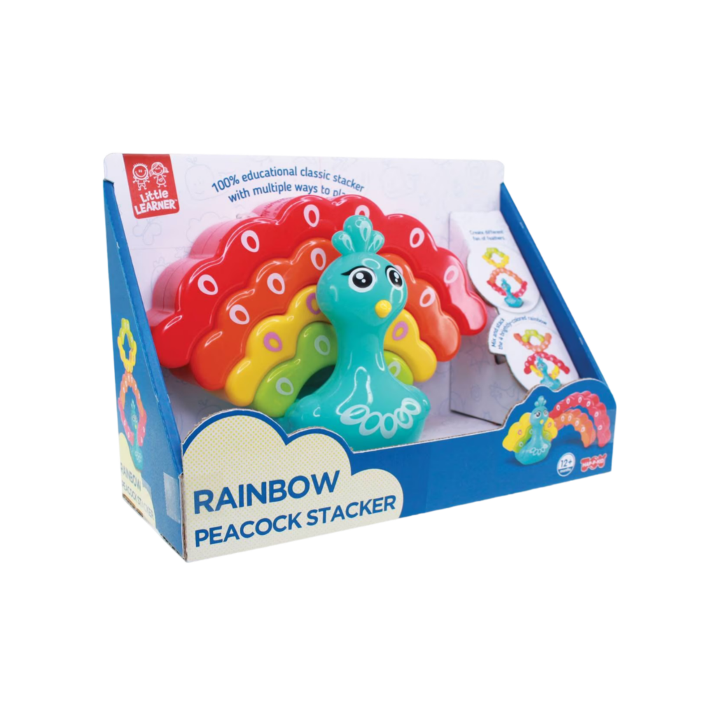 Little Learner Peacock Stacker