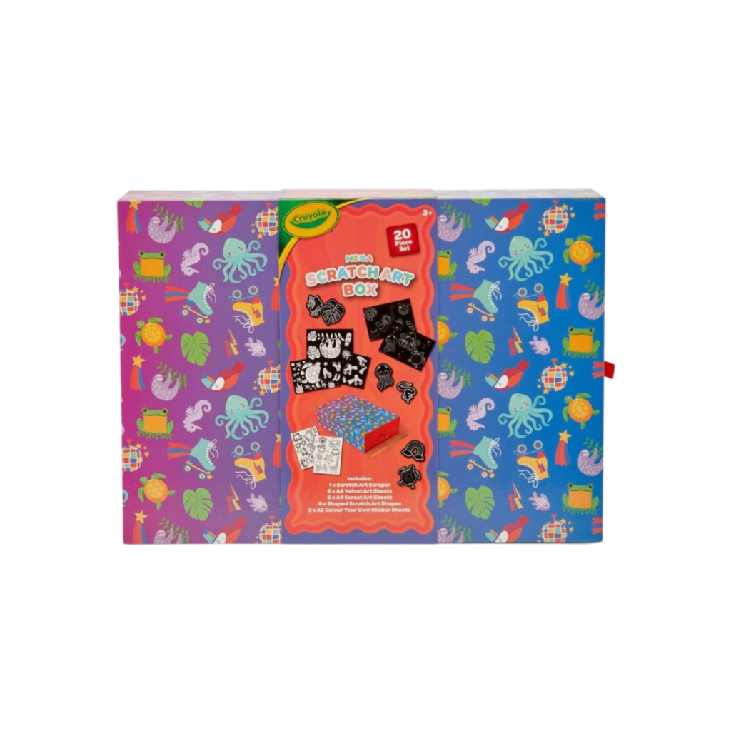 Crayola Scratch & Colour Bumper Box