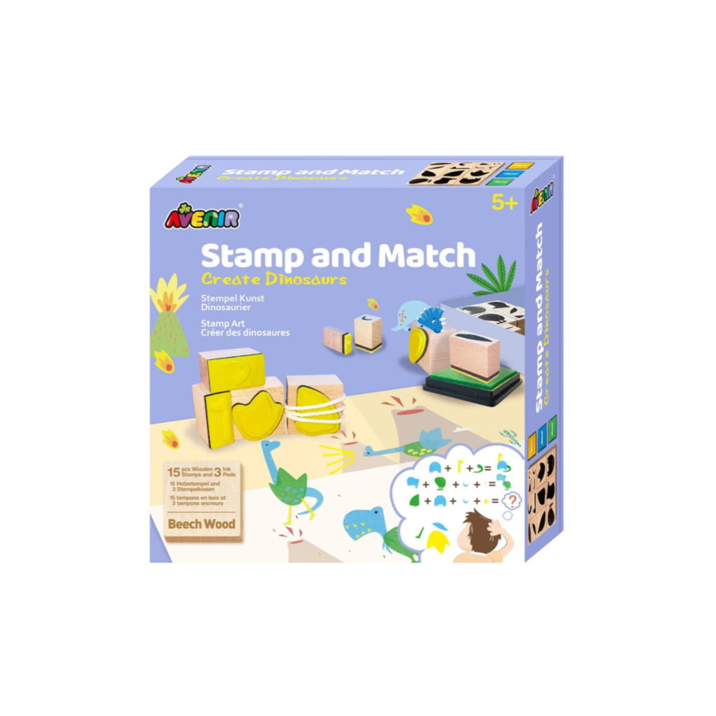 Avenir Stamp And Match - Create Dinosaurs