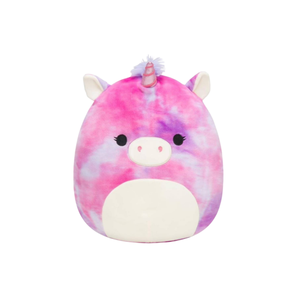 Squishmallows Sqcr04163 Medium Plush Lola Purple And Pink Tie Dye Unicorn 12"