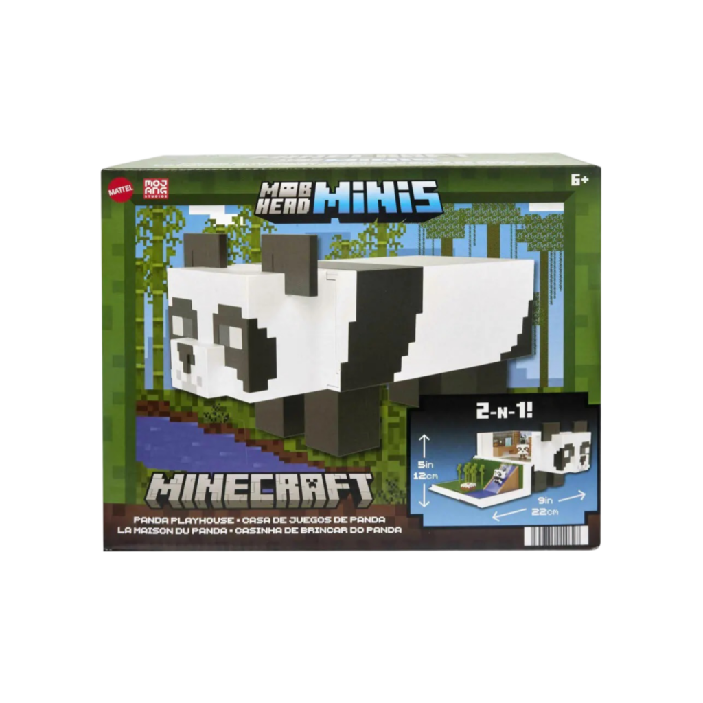 Mattel Minecraft  Mob Head Mini Panda Playset