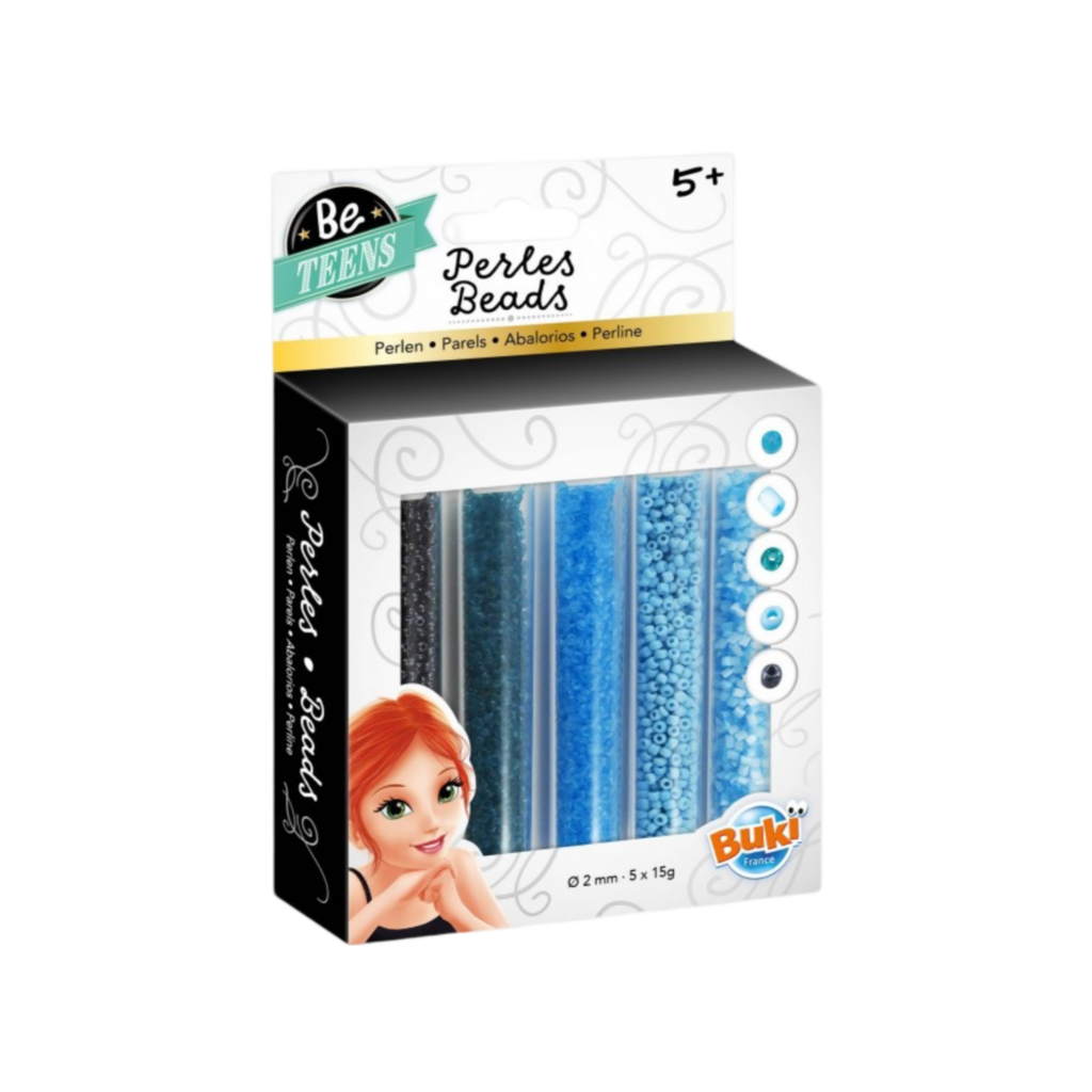 Buki Bead Tubes Blue