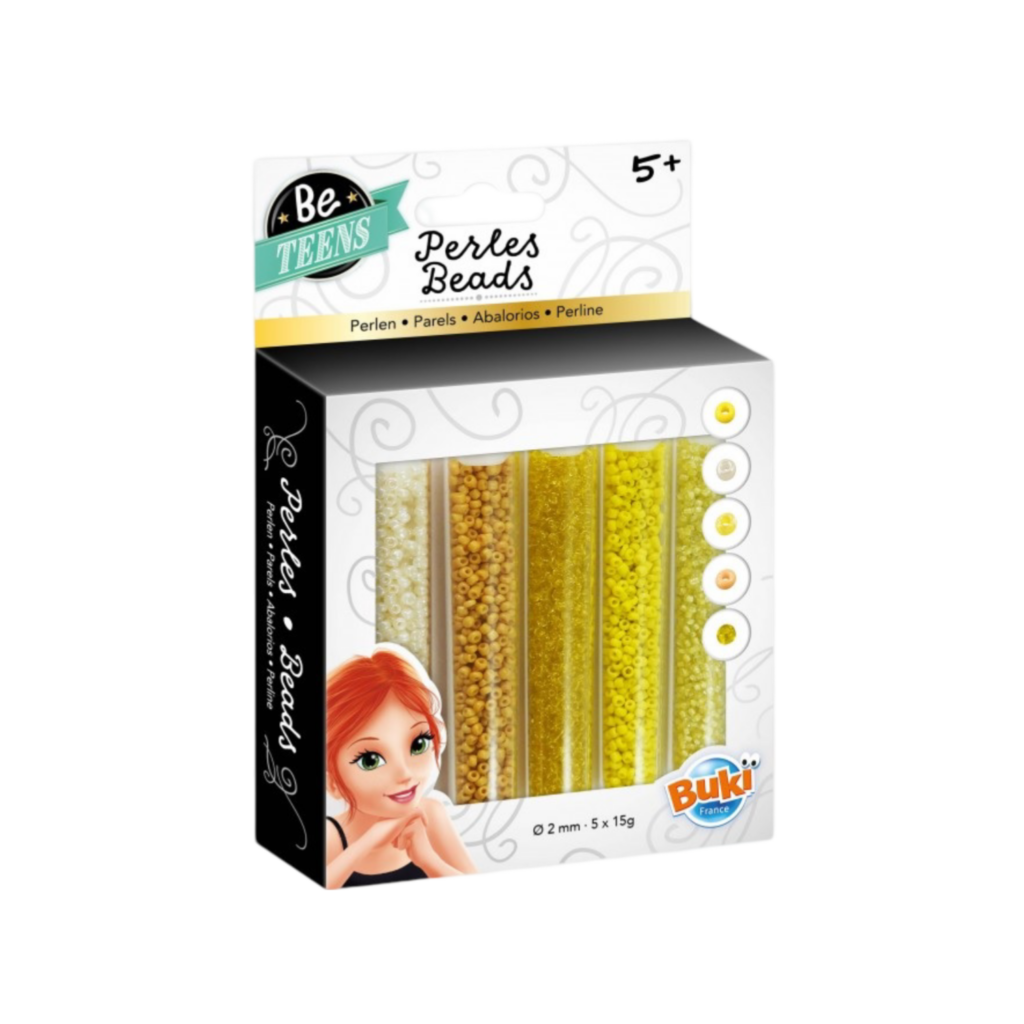 Buki Bead Tubes Yellow
