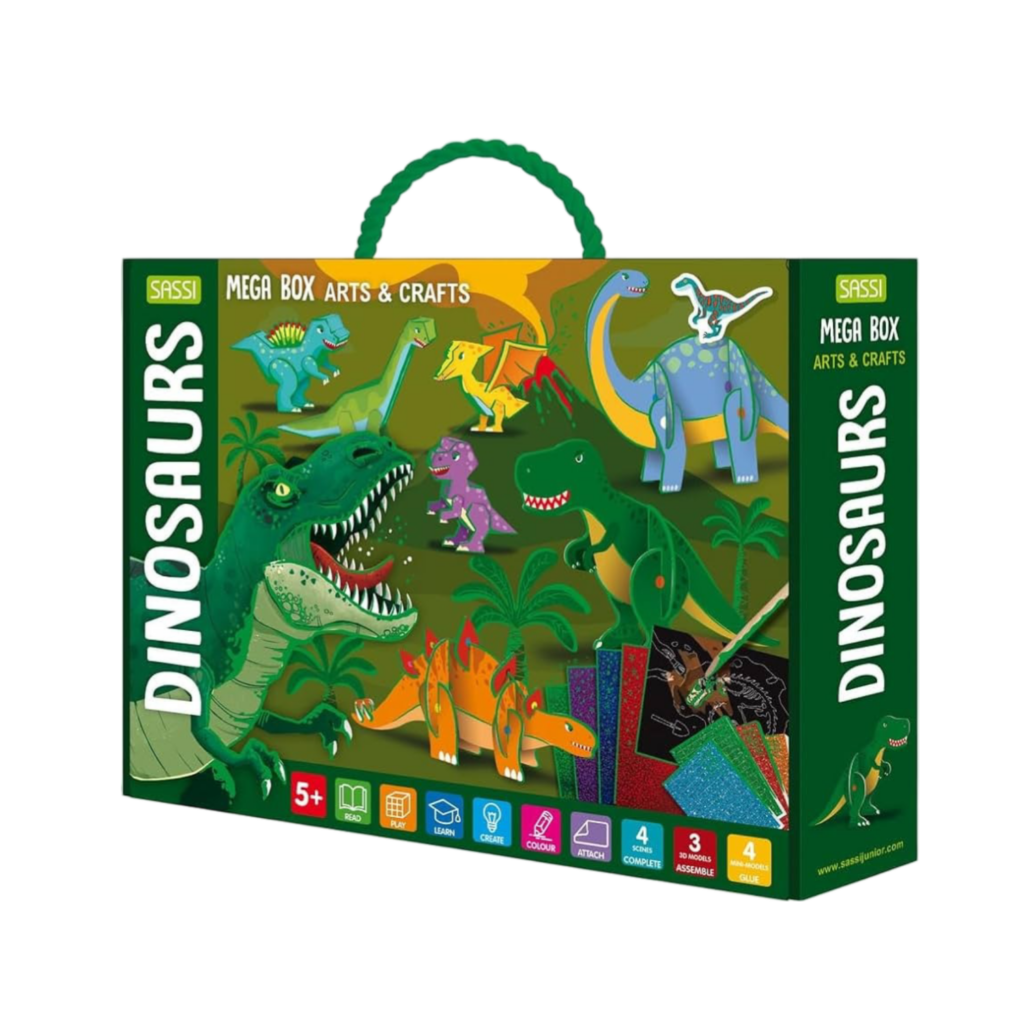Sassi Mega Box Arts & Crafts - Dinosaurs