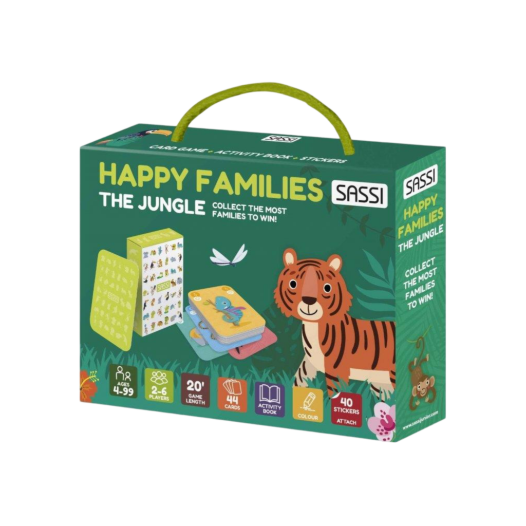 Sassi Card Games - Happy Families. The Jungle