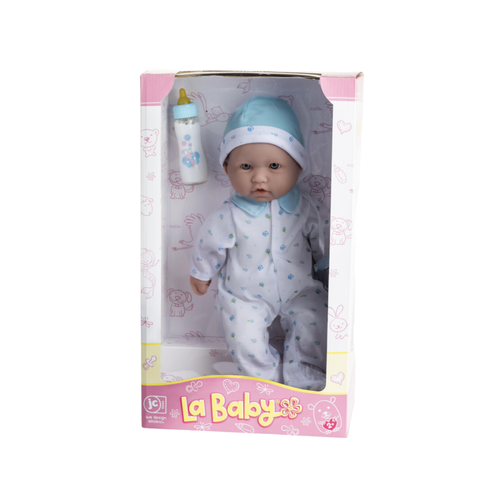 Jc Toys 11" La Baby With Blue Outfit