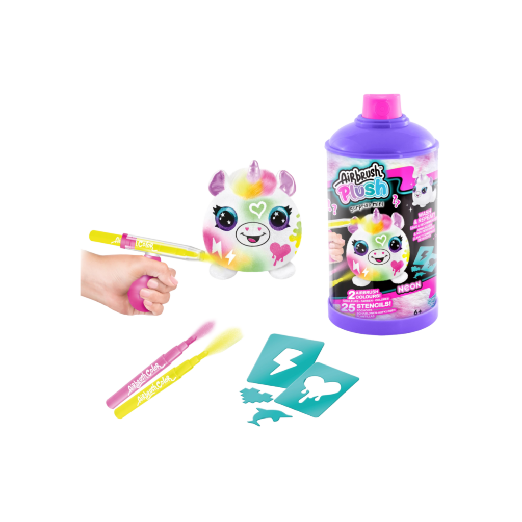 Canal Toys Airbrush Plush - Neon Mini Mystery Kit