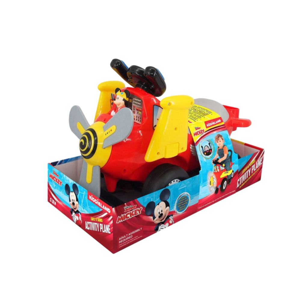 Kiddieland Lights N 'Sounds Mickey Mouse Activity Plane