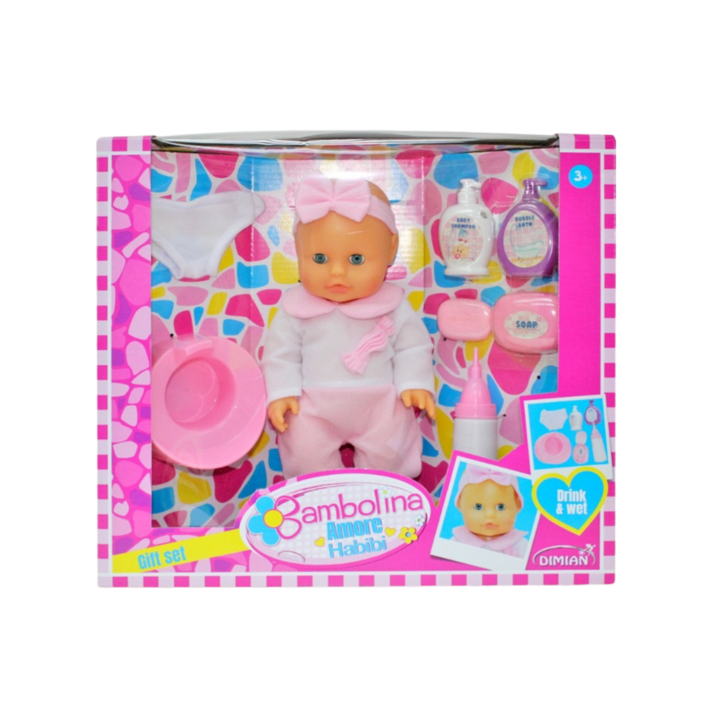 Bamboljna Amore Baby Doll 36Cm - Gift Set