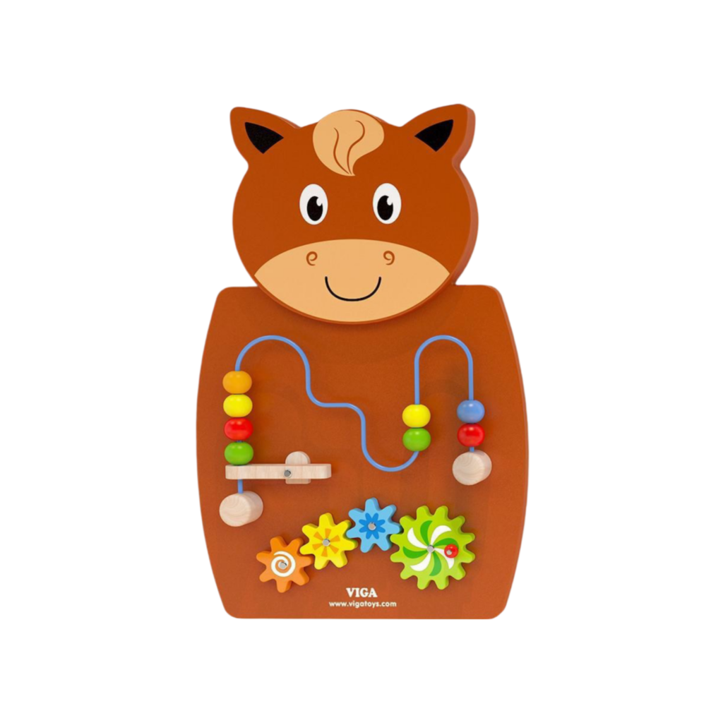 Viga Wall Toy - Wire Beads & Gears