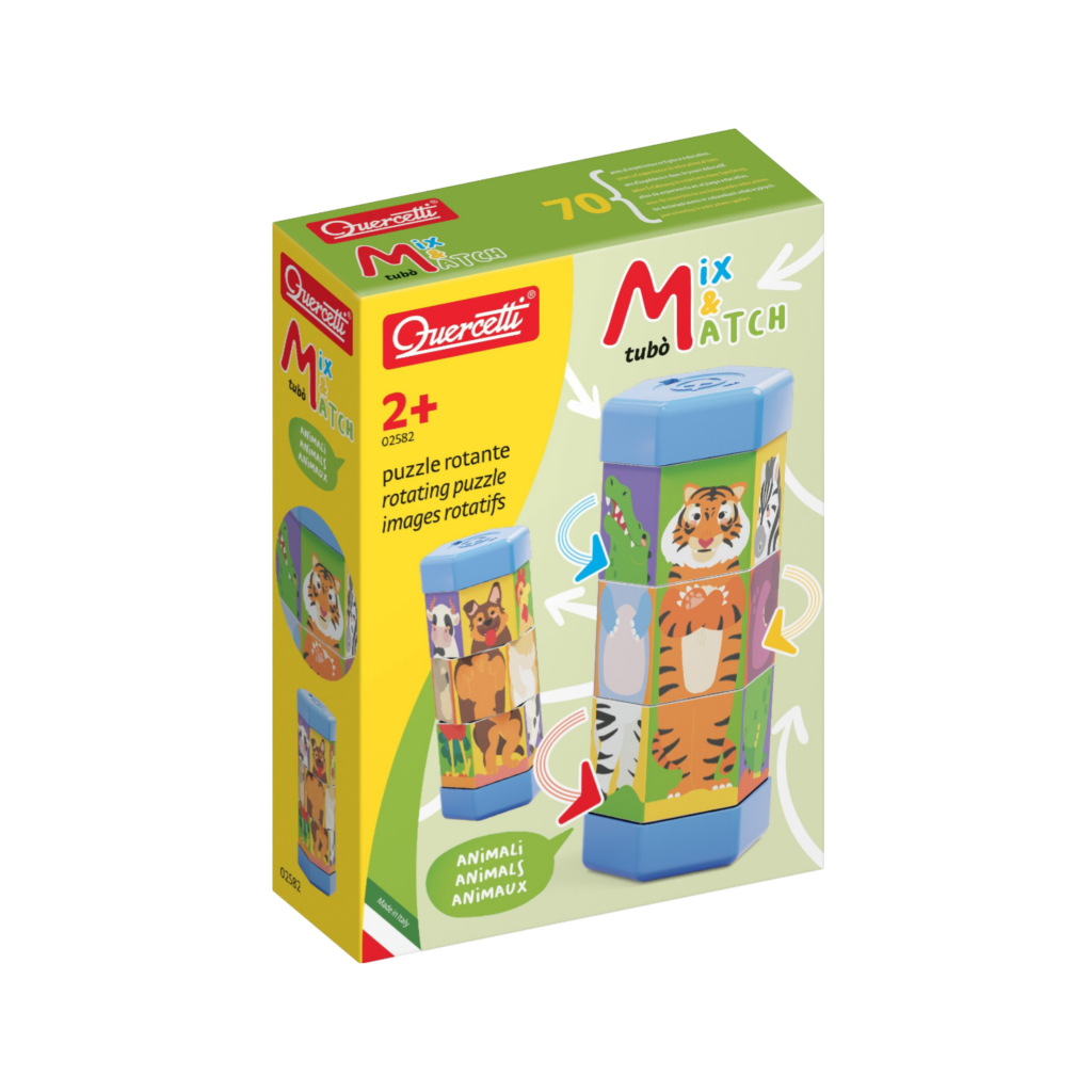 Quercetti Tub Mix & Match - Animals