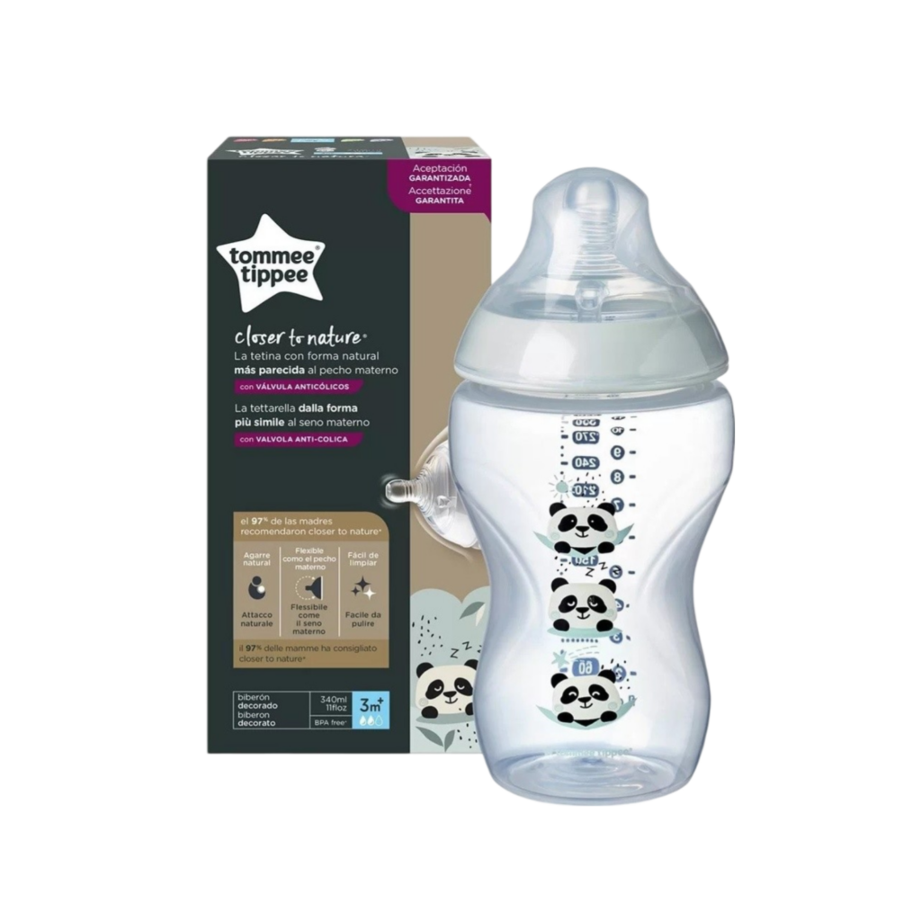 Tommee Tippee Closer To Nature Feeding Bottle, 340Ml X 1 -Girl