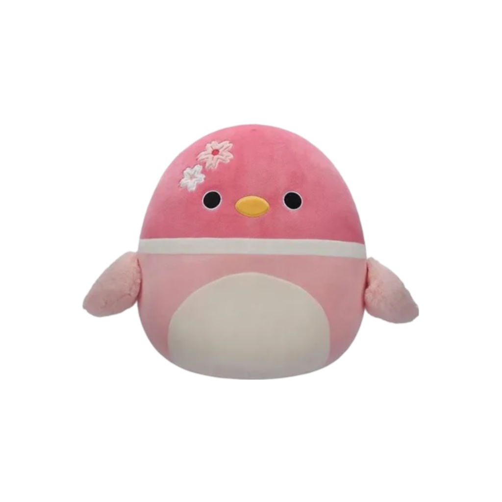 Squishmallows 12" Medium Plush Sonja - Pink Mallard Duck With Sakura Flowers
