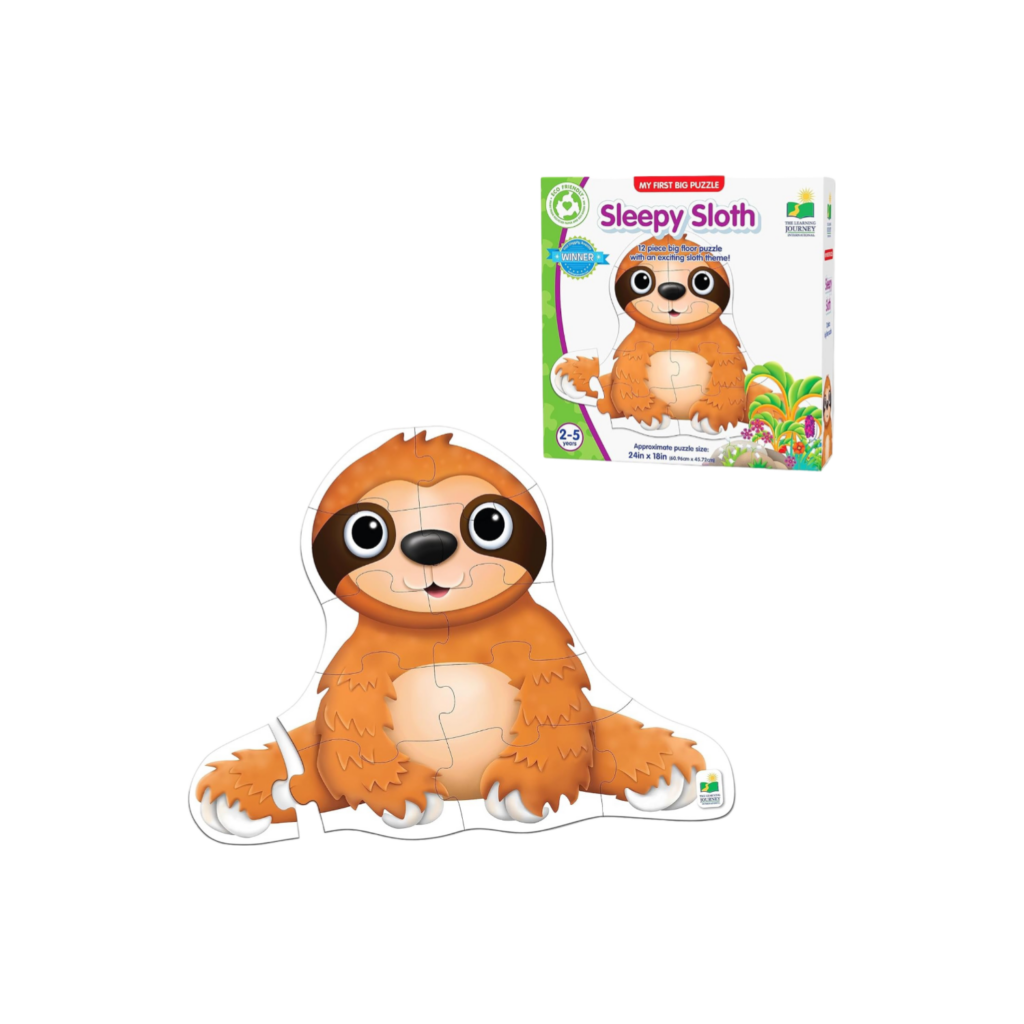 The Learning Journey My First Big Floor Puzzle - Sleepy Sloth